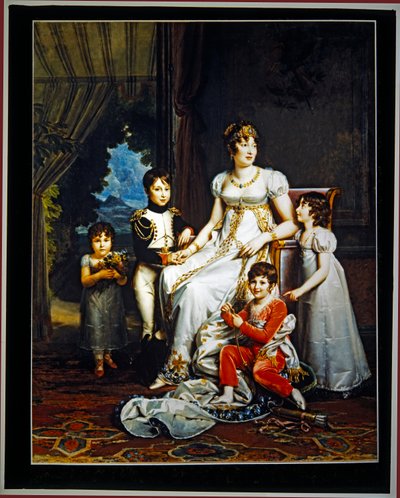 Regina Carolina Murat e i suoi Quattro Figli da Marguerite Gerard