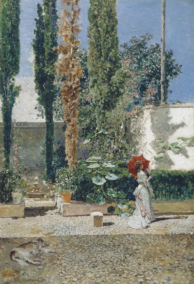 Giardino della casa dei Fortuny da Marià Fortuny
