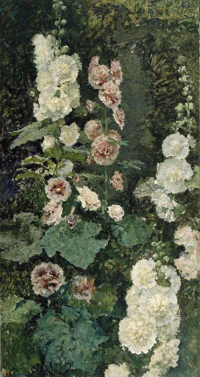 Alcea rosea, 1872 da Marià Fortuny