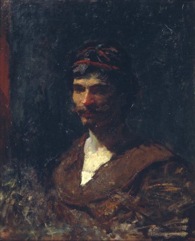 Busto di un uomo. Allegoria di Bacco da Marià Fortuny Marsal