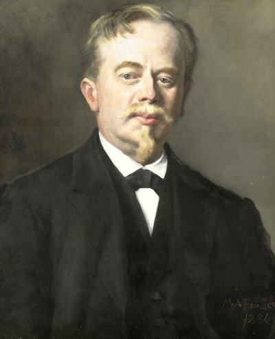 Ritratto di Augustus Allebé (1838-1927) da Maria Alexandrina Reuss (prinses van Saxen Weimar Eisenbach)
