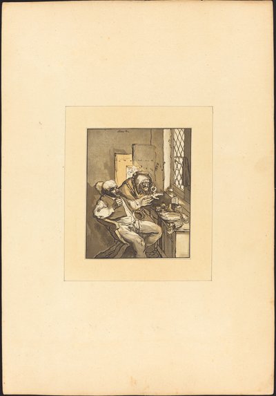 Chirurgo del villaggio da Maria Catharina Prestel after Adriaen van Ostade