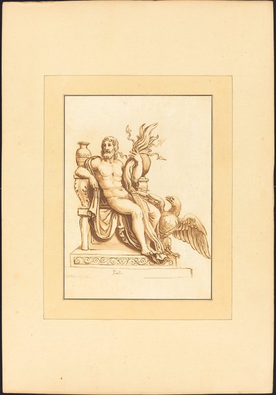 Giove da Maria Catharina Prestel after Giulio Romano