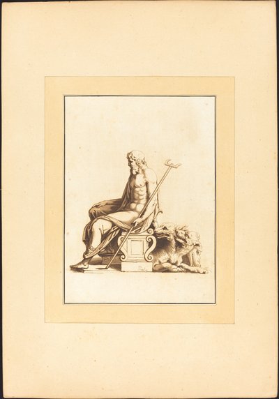 Plutone da Maria Catharina Prestel after Giulio Romano