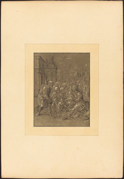 Visita di Santa Elisabetta alla Sacra Famiglia da Maria Catharina Prestel after Hans Brosamer
