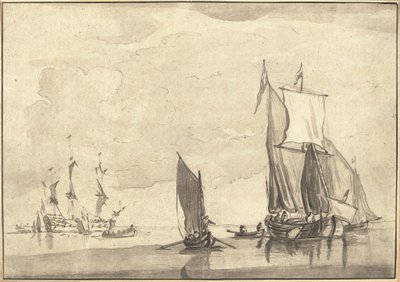 Marina da Maria Catharina Prestel after Willem van de Velde the Younger