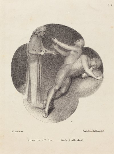 Creazione di Eva, dalla Cattedrale di Wells da Maria Denman after John Flaxman