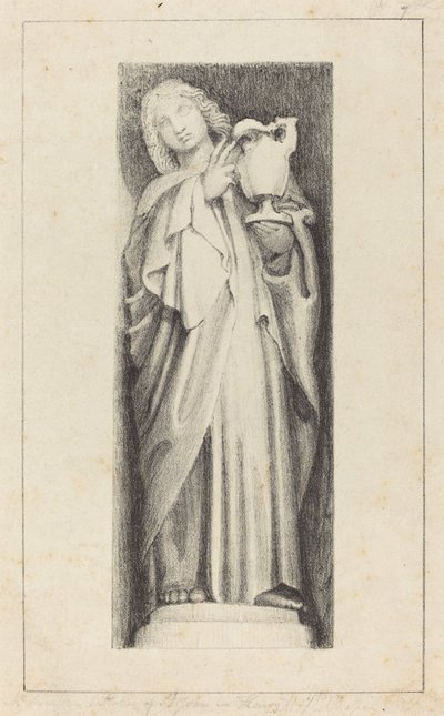 San Giovanni, dalla Cappella di Enrico VII, Abbazia di Westminster da Maria Denman after John Flaxman