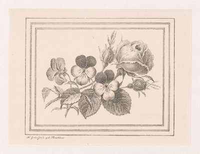 Rose e violette da Maria Geertruida de Goeje Barbiers