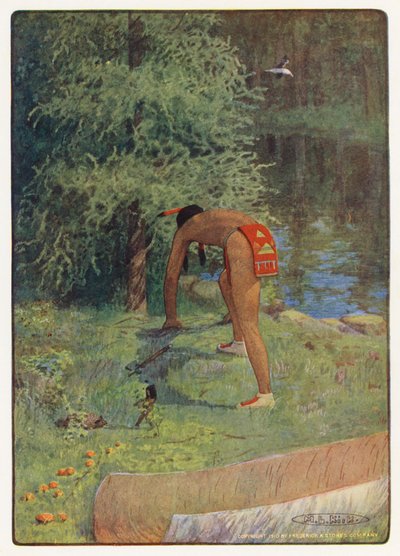 Illustrazione per Hiawatha di Longfellow da Maria Louise Kirk
