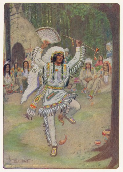 Illustrazione per Hiawatha di Longfellow da Maria Louise Kirk