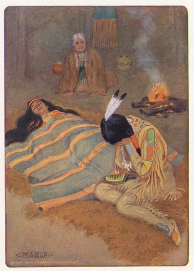 Illustrazione per Hiawatha di Longfellow da Maria Louise Kirk