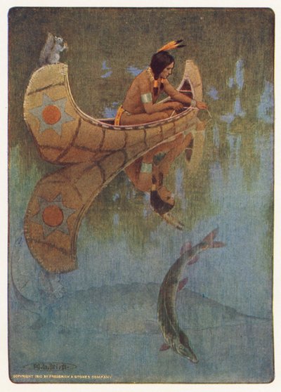 Illustrazione per Hiawatha di Longfellow da Maria Louise Kirk