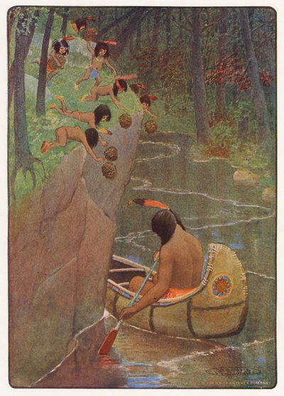 Illustrazione per Hiawatha di Longfellow da Maria Louise Kirk