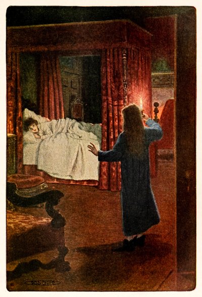 "Chi sei tu? Sei un fantasma?" da Il giardino segreto di Frances Hodgson Burnett da Maria Louise Kirk