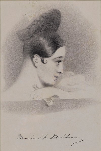 Autoritratto da Maria Malibran Garcia