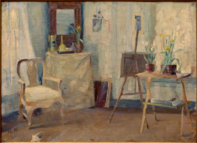 Nello studio da Maria Wiik