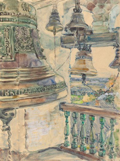 Vista dal Campanile della Cattedrale di Savino-Storozhevsky, Vicino a Zvenigorod da Maria Yakunchikova