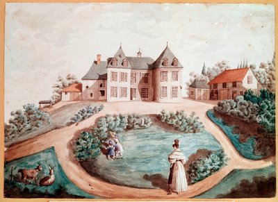 Un castello in Touraine. Illustrazione per 