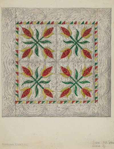 Coperta per culla da Marian Curtis Foster