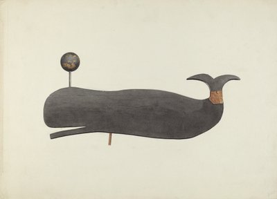 Galletto segnavento a forma di balena da Marian Page