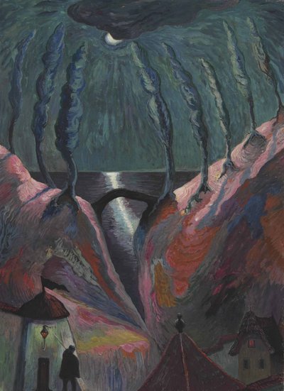 Notte fantastica, 1917 da Marianne von Werefkin