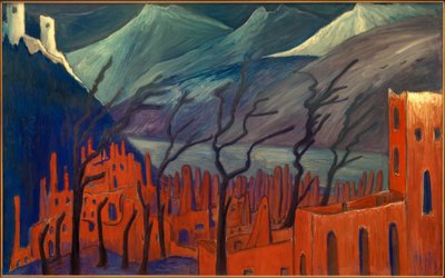 Città rossa da Marianne von Werefkin