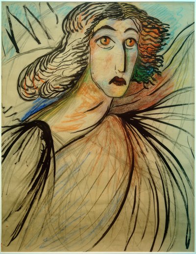 Autoritratto come angelo da Marianne von Werefkin