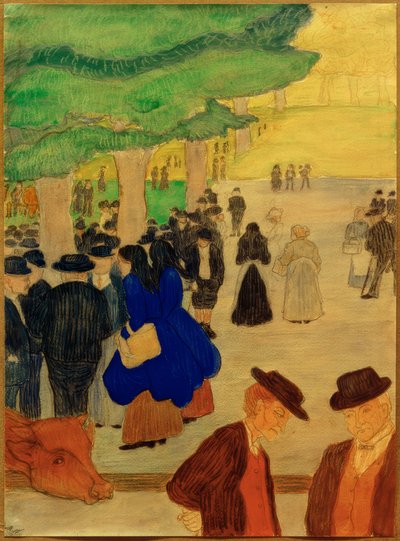 Mercato del bestiame da Marianne von Werefkin