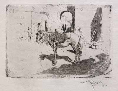 Cavallo marocchino da Mariano Fortuny y Marsal