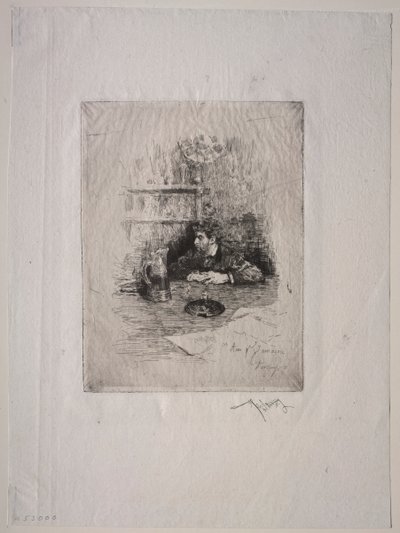 Ritratto di Edouardo Zamaçóis da Mariano Fortuny y Marsal