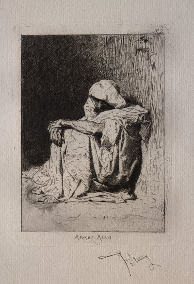 Arabo seduto da Mariano Fortuny y Marsal