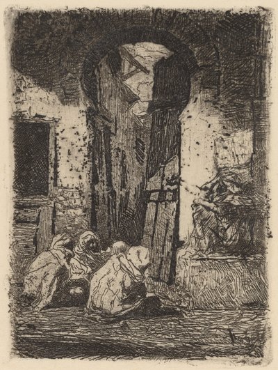Tánger (Arabi seduti) da Marià Fortuny