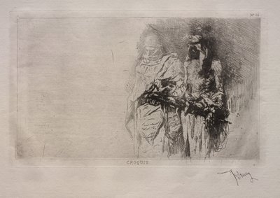 Schizzi da Mariano José María Bernardo Fortuny y Carbó