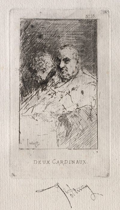 Deaux Cardinaux da Mariano José María Bernardo Fortuny y Carbó