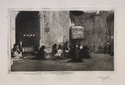 Chiesa di San Giuseppe a Madrid da Mariano José María Bernardo Fortuny y Carbó