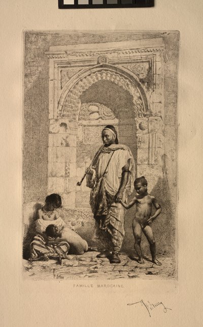 Famiglia marocchina, 1862 da Mariano José María Bernardo Fortuny y Carbó