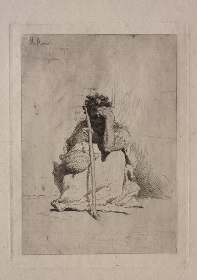 Mendicante seduto da Mariano José María Bernardo Fortuny y Carbó