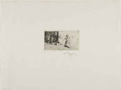 Una strada di Siviglia da Mariano Fortuny y Marsal