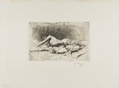 Uomo che rotola da Mariano Fortuny y Marsal
