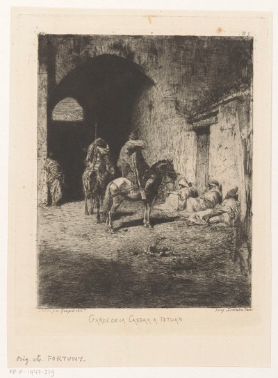 Guardie della kasba a Tétouan da Mariano José María Bernardo Fortuny y Carbó