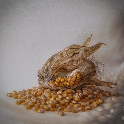Raccolta del mais dorato da Marie-anne Stas