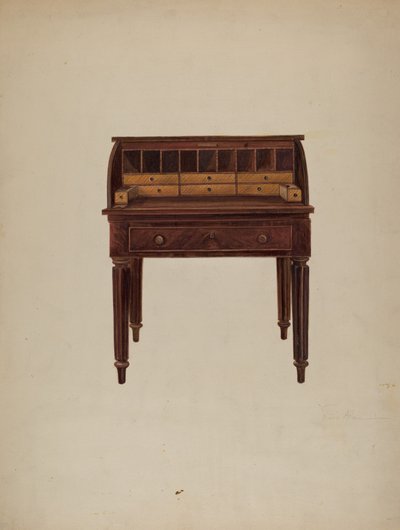 Scrivania, c. 1940 da Marie Alain