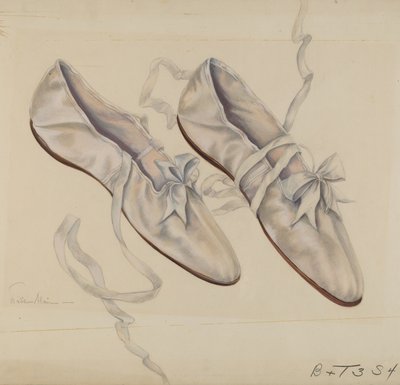 Pantofole da passeggio, c. 1936 da Marie Alain