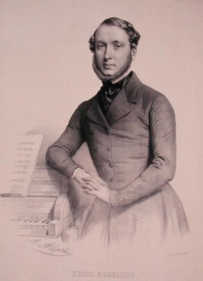 Ritratto di Henri Rosellen (1811-76) da Marie Alexandre (after) Alophe