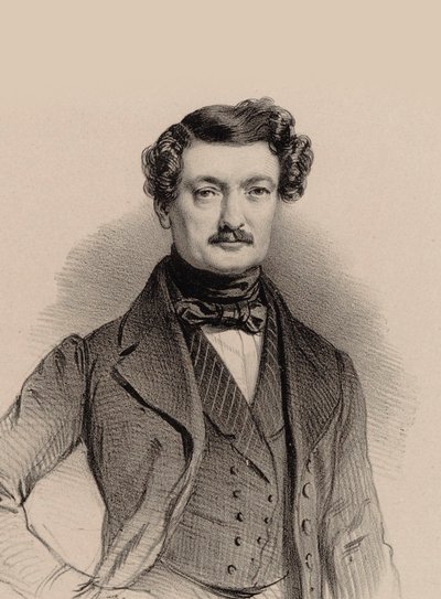 Ritratto del compositore Charles-François Plantade 1787-1870, 1850 da Marie Alexandre Menut Alophe