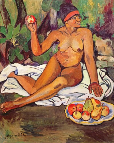 Giovane donna meticcia da Marie Clementine (Suzanne) Valadon