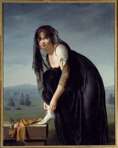 Studio di una donna dal vero, anche chiamato ritratto di Madame Subtra da Marie Denise Villers