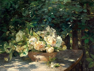 Nel pergolato da Marie Egner