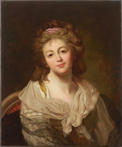 Autoritratto, seconda metà del XVIII secolo da Marie Genevieve Bouliard